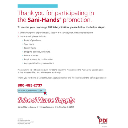 16727 PDI Promo Safety Station - Back