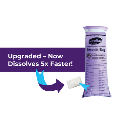 Emesis Bag Upgraded - Now Dissolves 5x Faster!