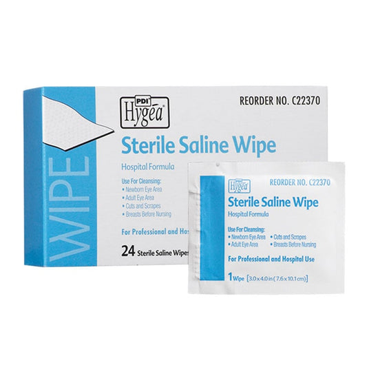 Hygea Sterile Saline Wipes (24-ct)