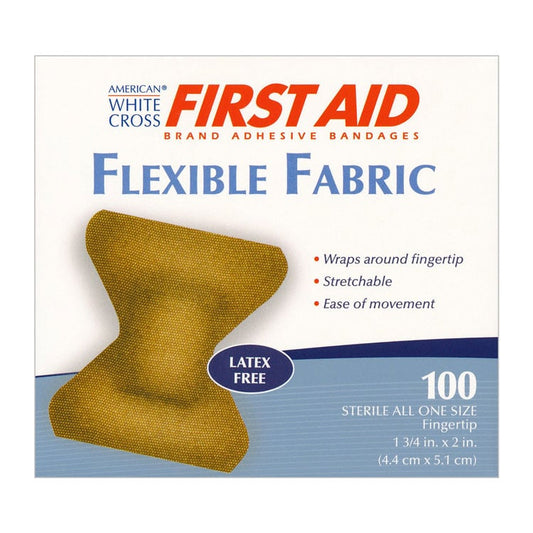 American White Cross Flexible Fabric - Finger Tip 1 3/4" x 2" (100-ct)