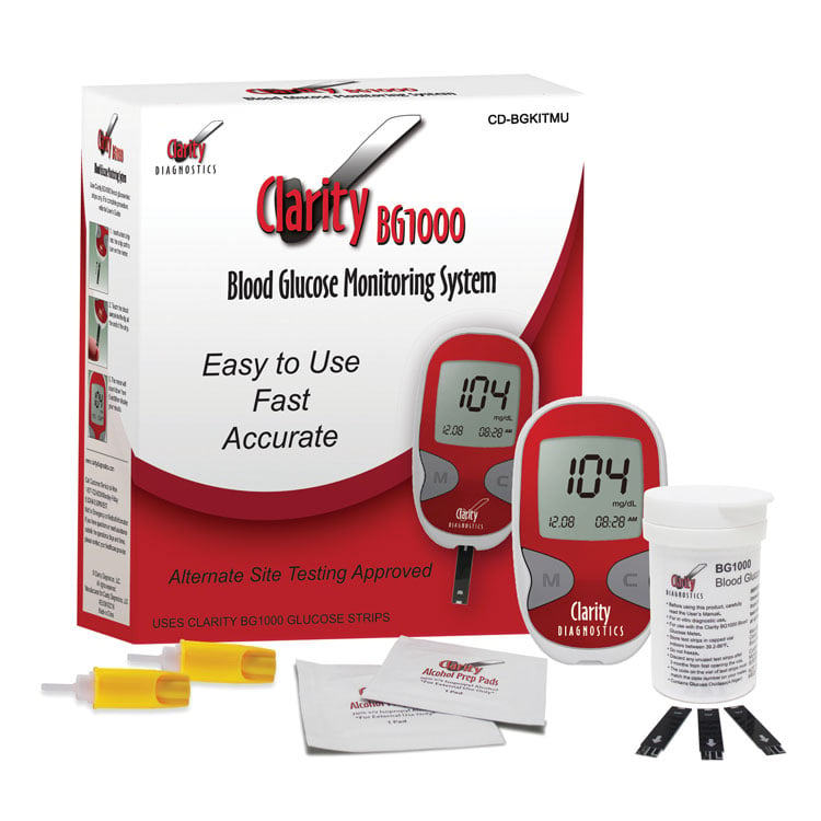 For use with the Clarity Blood Glucose Monitoring System