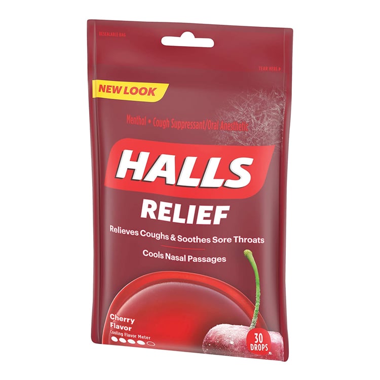 Halls Cough Drops - Cherry (30-ct)