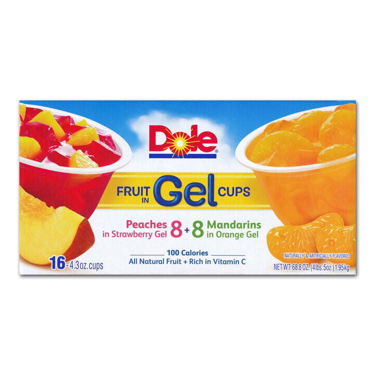 Dole Fruit In Gel Cups (16-ct)