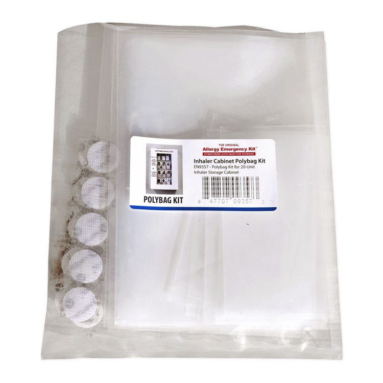 Inhaler 20-Unit Storage Panel Replacement Polybag Sleeves (30-ct)