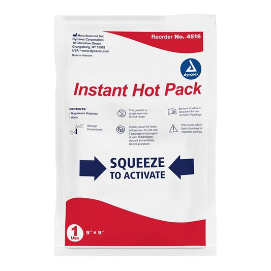 Insulated Instant Hot Packs - 5" x 9" Large (24-ct)