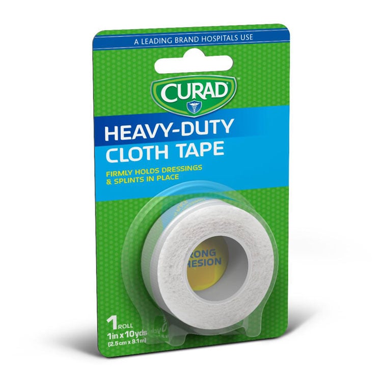 CURAD Heavy-Duty Cloth Tape - 1" x 10 yds