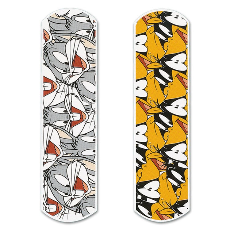 Bugs Bunny and Daffy Duck Adhesive Bandages - 3/4" x 3" (100-ct)