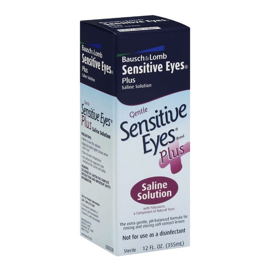 Bausch & Lomb Sensitive Eyes Saline (12 oz)