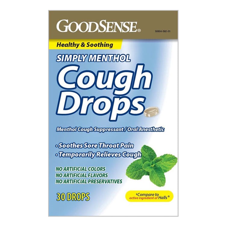 GoodSense Simply Healthy & Soothing Cough Drops - Menthol (30-ct)