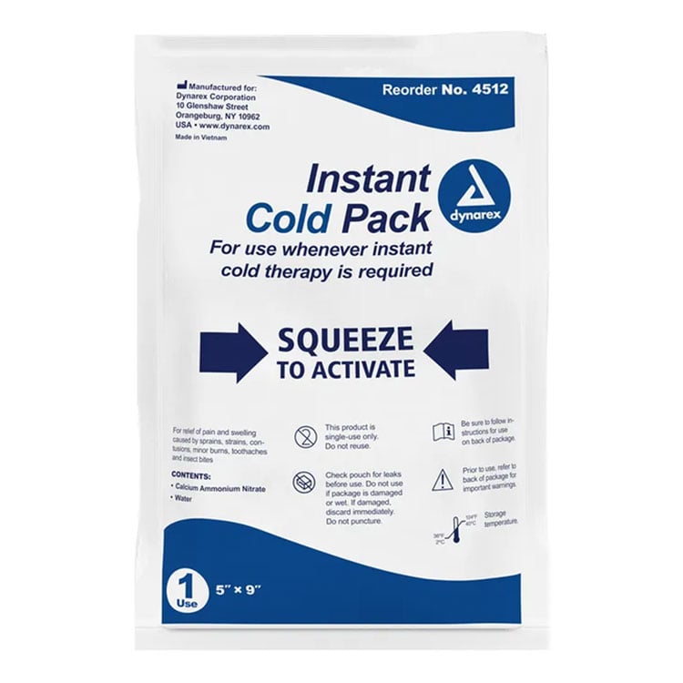 Instant Cold Packs - 5" x 9" Large (24-ct)