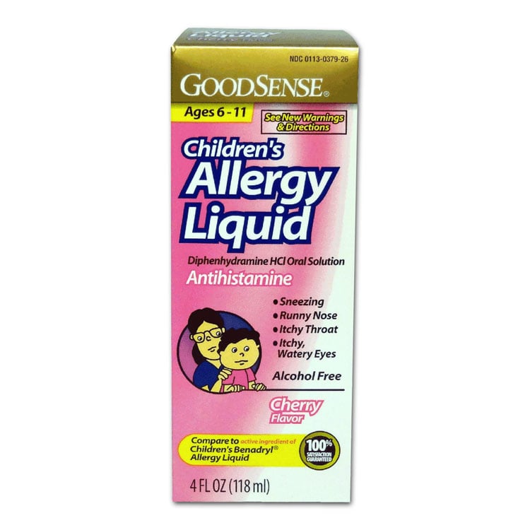 Children's Allergy Liquid (4 oz)