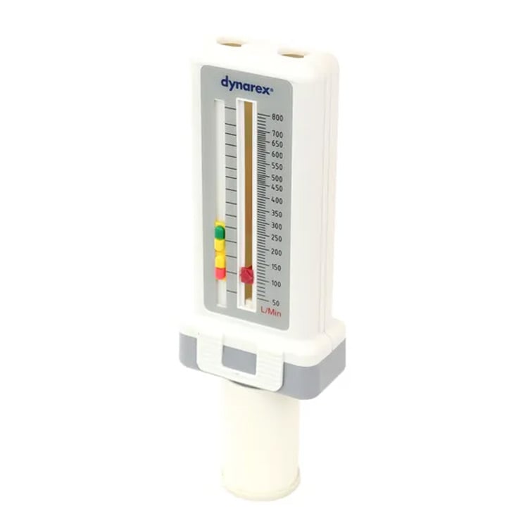 Dynarex Resp-O2 Peak Flow Meter, Adult/Std Range