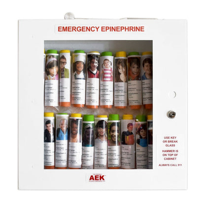 Epinephrine Storage Cabinet Kit, 16-Unit