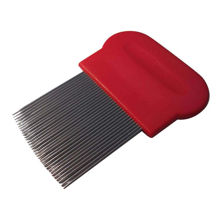 Long Tooth Metal Lice Comb